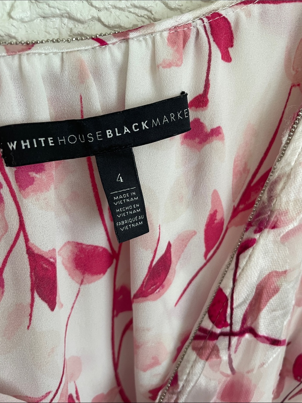WHBM floral blouse - Picture 3 of 5
